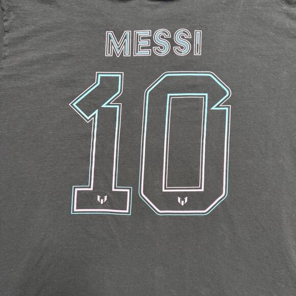 Adidas Messi #10 T-Shirt Men's 3XL XXXL Black Regular Fit Soccer Graphic - Picture 2 of 9